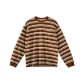 Brown White Stripes