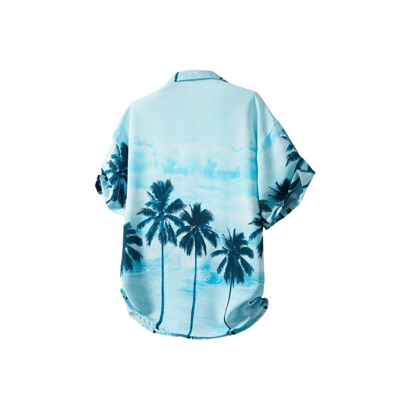 MASGLO Shirt Unisex Hawaiian Blue-1