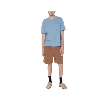 UNIQLO Drop Shoulder Sleeve T-Shirt Unisex Sky Blue