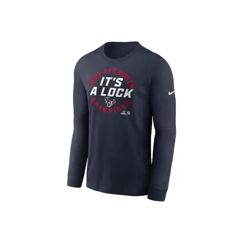 nike rankings Red Texans 2024 Afc South Champions Trophy Collection Men's nike rankings Nfl Long-Sleeve T-Shirt
