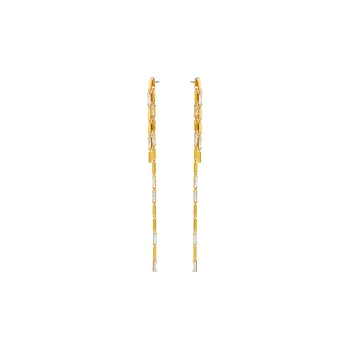 BOONEE ALUS White Gold Plated Copper/Copper Karat Gold Plated Drop Earrings Women's