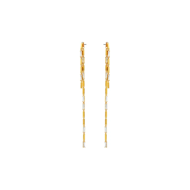 BOONEE ALUS White Gold Plated Copper/Copper Karat Gold Plated Drop Earrings Women's-0
