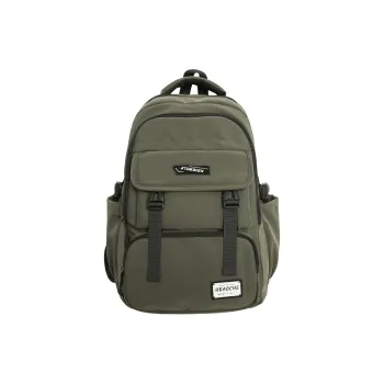 Alcohol Dragon Nylon Backpack Unisex Multicolor