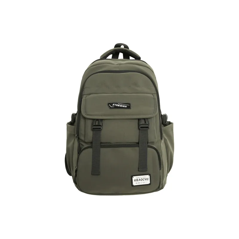 Alcohol Dragon Nylon Backpack Regular Unisex Multicolor-0