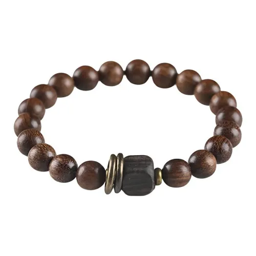 JIUHUASHAN Golden Sandalwood Bracelets Unisex
