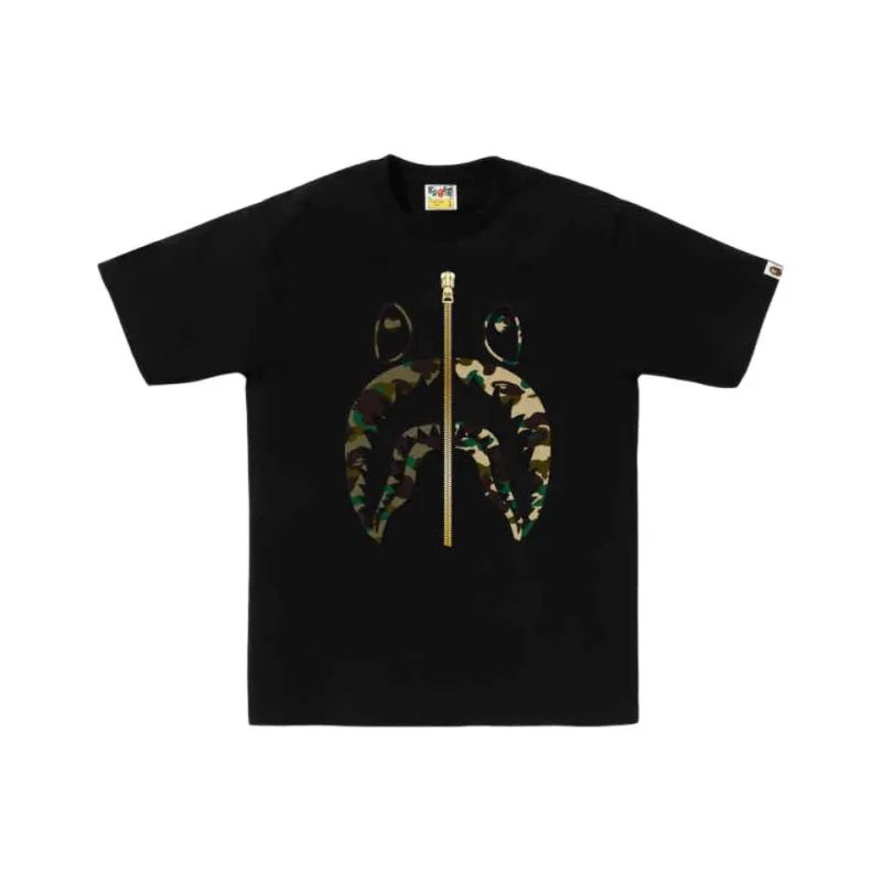 Bape 1st Camo Separate Shark Tee-0