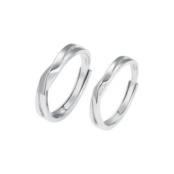 CLARKIA FLOWER S999 Fine Silver Rings Unisex