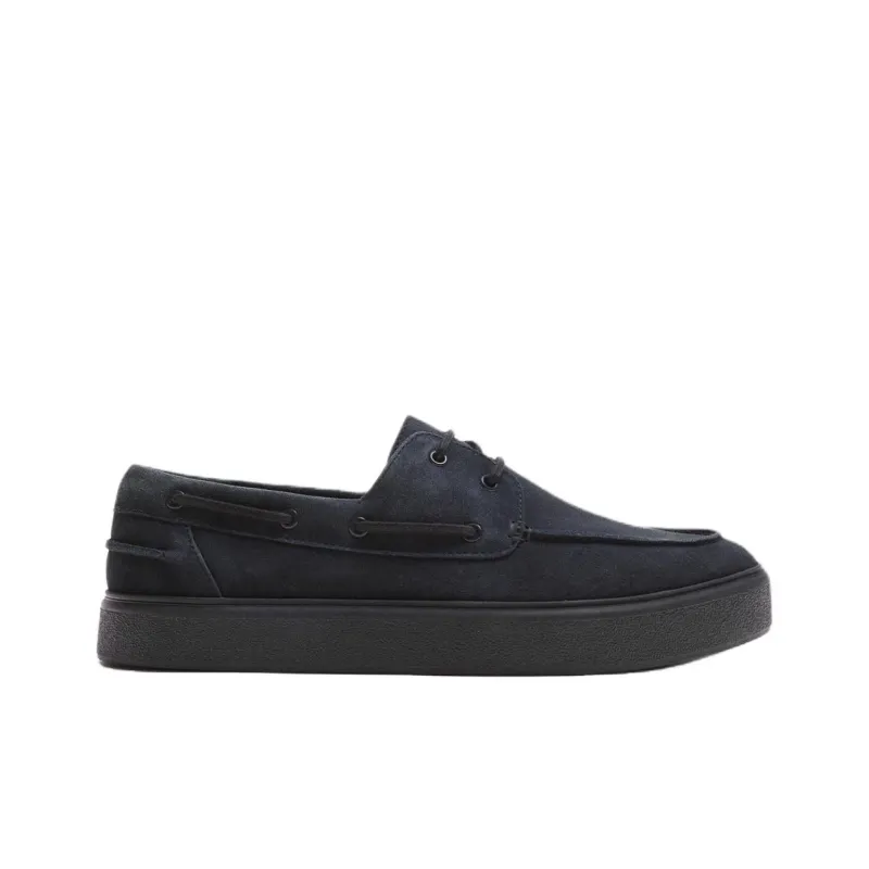 ZARA Boat Shoes Men Blue-1