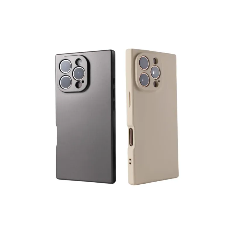 DEPA Silicone Material Right Angle Soft Vinyl Phone Cases Compatible With Apple 12 16 Collection Minimalist-1