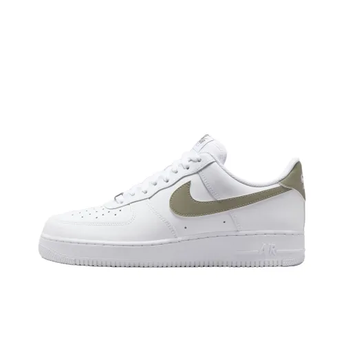Nike Air Force 1 Abrasion Resistant Low Top Skateboard Shoes Men's White Green