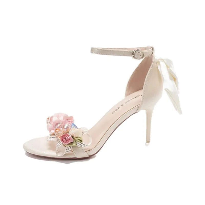 Than Than Me Slim Heel High Heels Women's-7