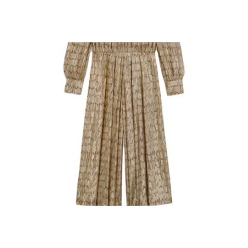 CELINE Jumpsuits Women's Gold-4