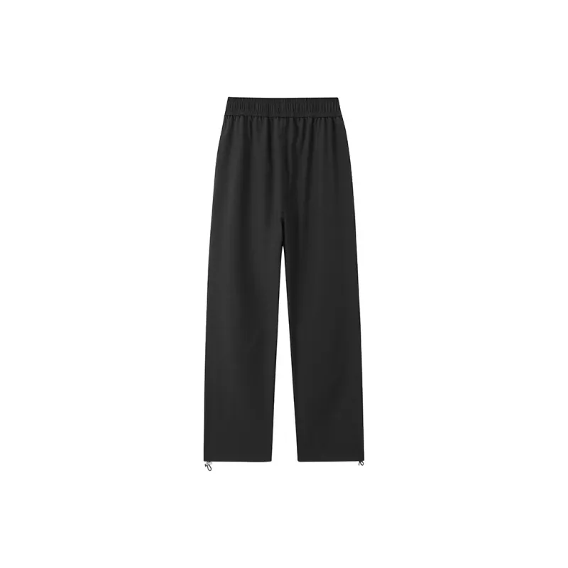 Warrior Huichao Riding The Wind Collection Casual Pants Unisex Black-2