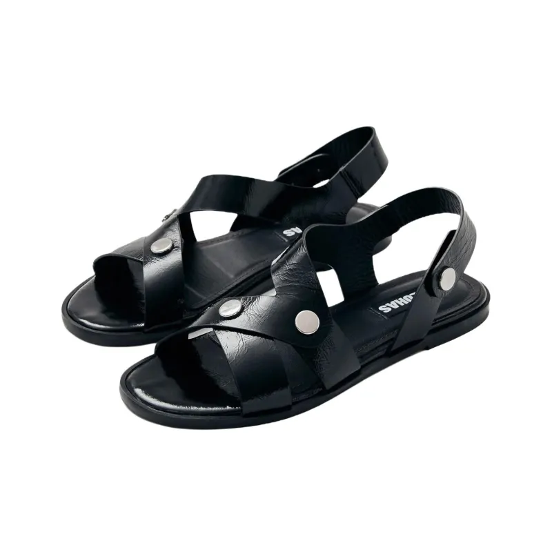 ALOHAS Mindy Strap Sandals Women's Black-2