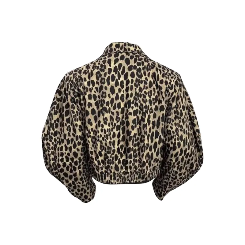 BTR Jackets Coats Unisex Leopard Print-1