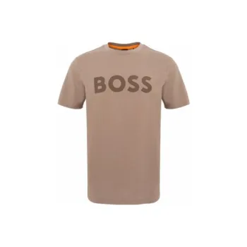 HUGO BOSS Logo Printed Crewneck T Shirt