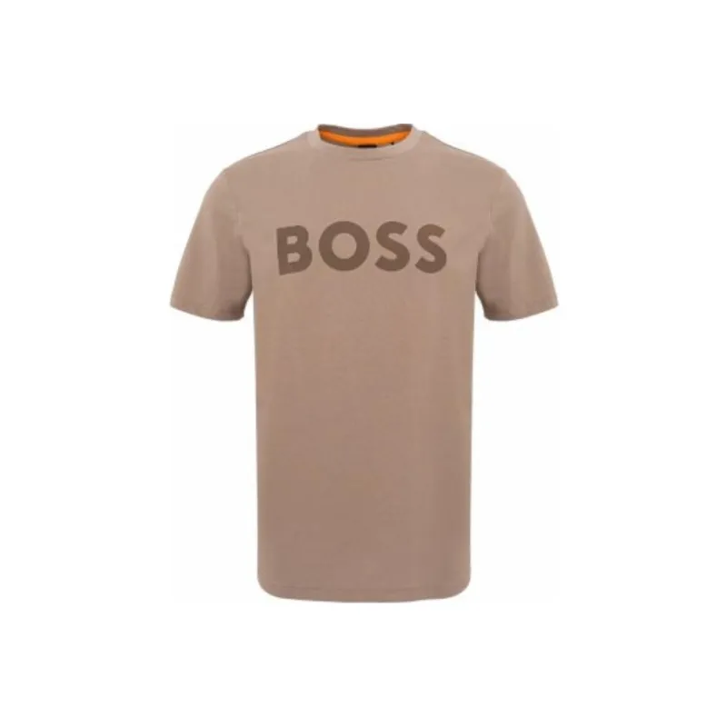 HUGO BOSS Logo Printed Crewneck T Shirt-0