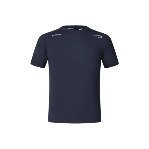 FILA SS24 Raglan Sleeve T-Shirt Men's RD Royal Blue