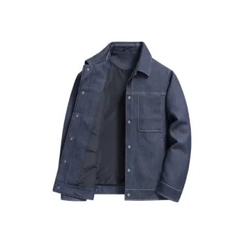 Spanu Jackets Coats Men's Denim Blue
