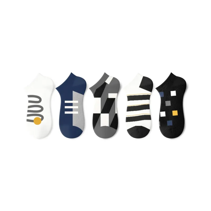Primeet Ankle Socks Men's 5 Pack-14