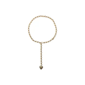 ZARA Metal Waist Chains Women's Gold  
