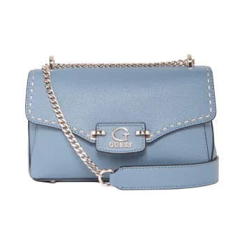 GUESS Artificial Leather Envelope Bag Shoulder Bags Medium Size Women's Blue