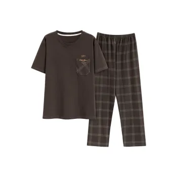 MADALLO Pajama Set Men's Dark Brown