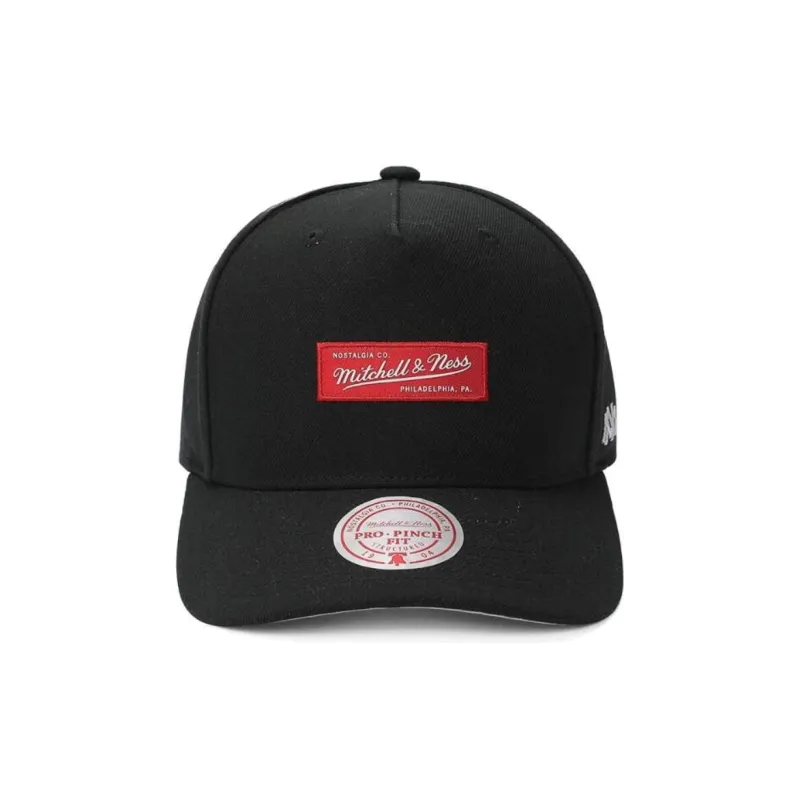Mitchell & Ness Polyester Baseball Caps Unisex Black-0