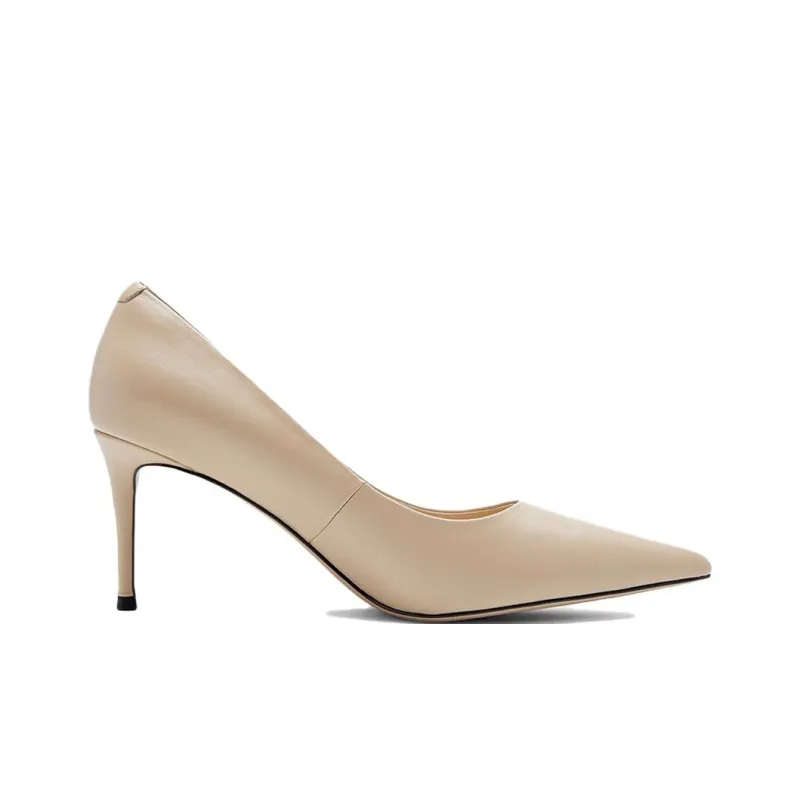 NINE WEST Slim Heel High Heels 7.5cm Women's Nude Pink-6