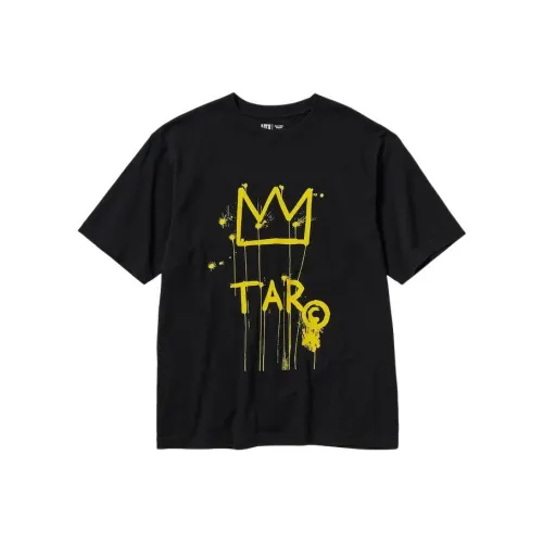 Jean michel Basquiat X UNIQLO Basquiat Collaboration T Shirts Unisex Black