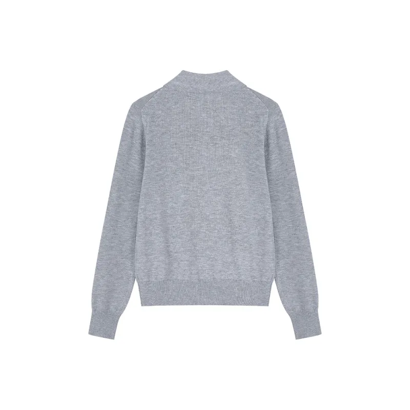 MATCHA STORY Sweater Unisex Light Gray-1