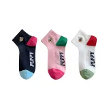 [3 Pack]Black/Pink/White Red