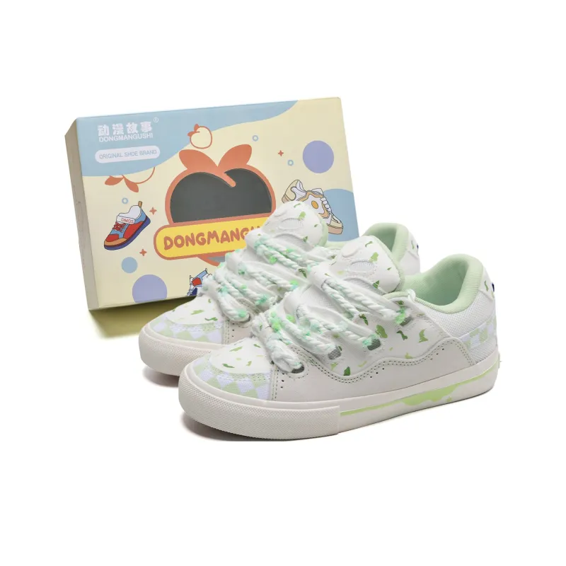 Anime Story Slip Resistant, Abrasion Resistant, Lightweight, Breathable Low Top Skateboard Shoes Unisex-5