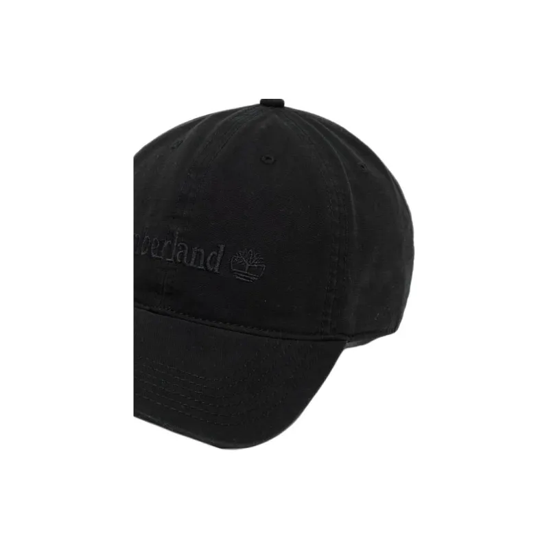 Timberland Cotton Baseball Caps Men's Black-1