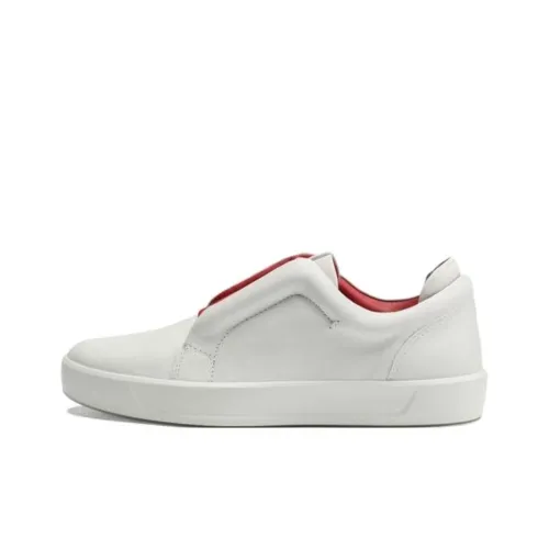Ecco SoftCool Size 8 Abrasion Resistant Low Top Skateboard Shoes Women's White