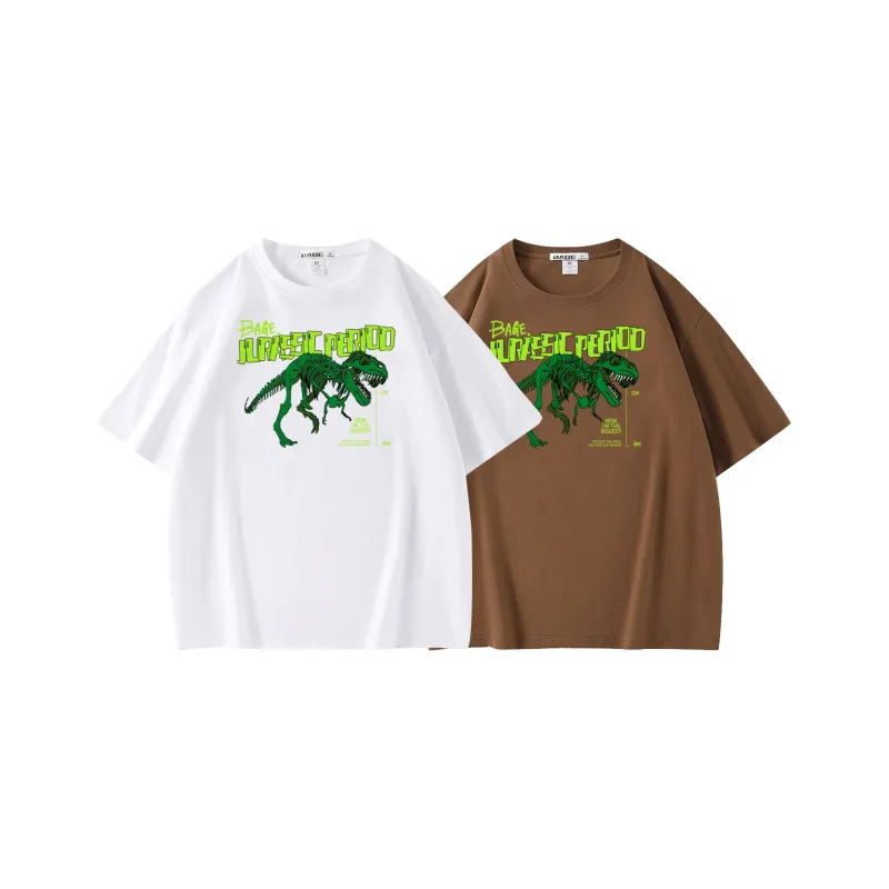 BAGE Drop Shoulder Sleeve T Shirt Unisex-34