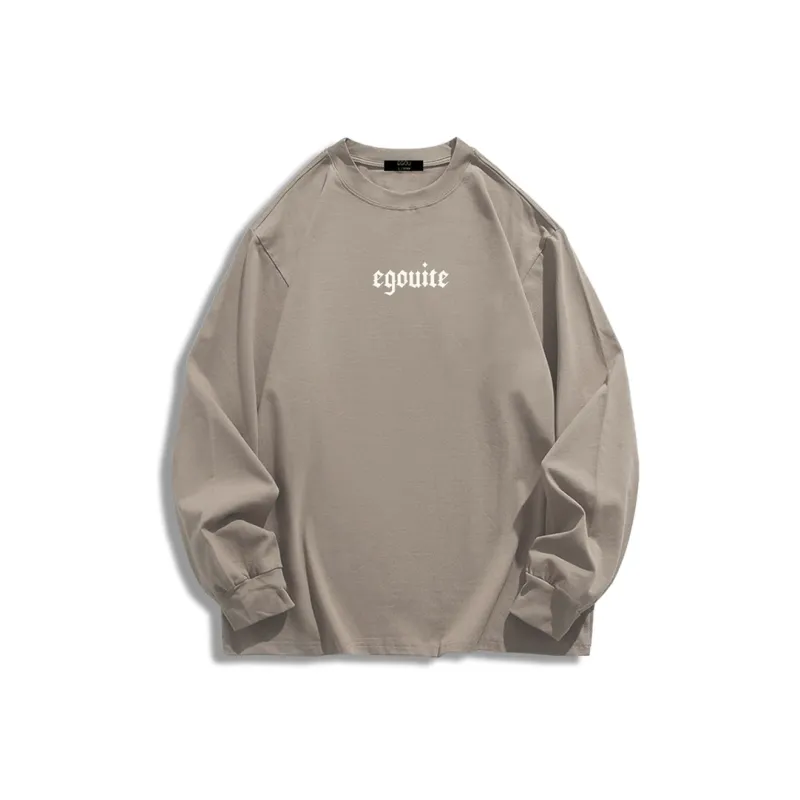 EGOU Long Sleeved T Shirts Unisex-6