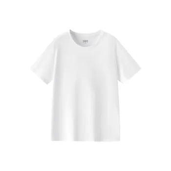 SEM/R Crew Neck 100% Cotton Drop Shoulder Short Sleeved T Shirts Men's