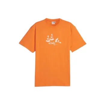 PUMA Graphic Tee T-Shirt Unisex Orange