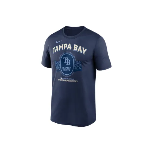 Nike Tampa Bay beanie 2024 MLB T-Shirt Men's Blue