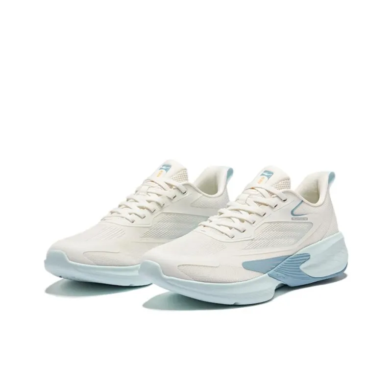 Erke Gradual Shadow 2.0 Breathable Slip Resistant Low Top Casual Running Shoes Men's White Blue-1