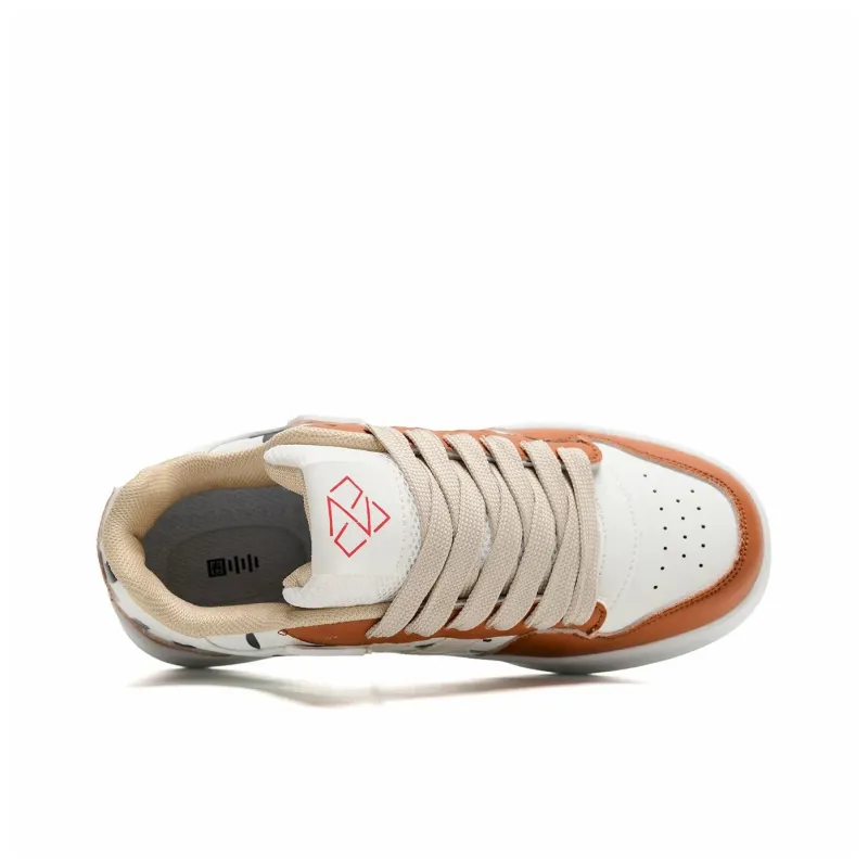 Circle Small Coverage Lightweight Breathable Height Increasing Low Top Skateboard Shoes Unisex-55