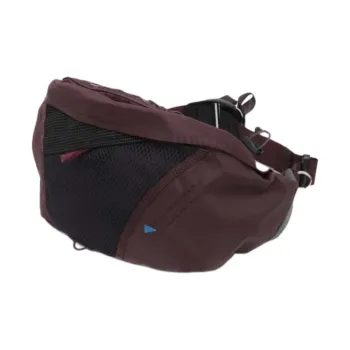 KLATTERMUSEN Fanny Pack Outdoor Bag Polyamide 5L Black & Burgundy Men's