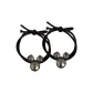 Crystal Cute Hair Tie 2 Pack[Black]