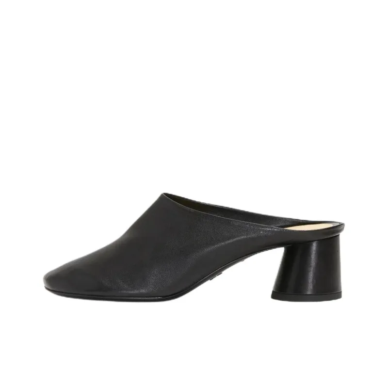 PROENZA SCHOULER Glove Closed Toe Slippers 5cm Women's Black-0