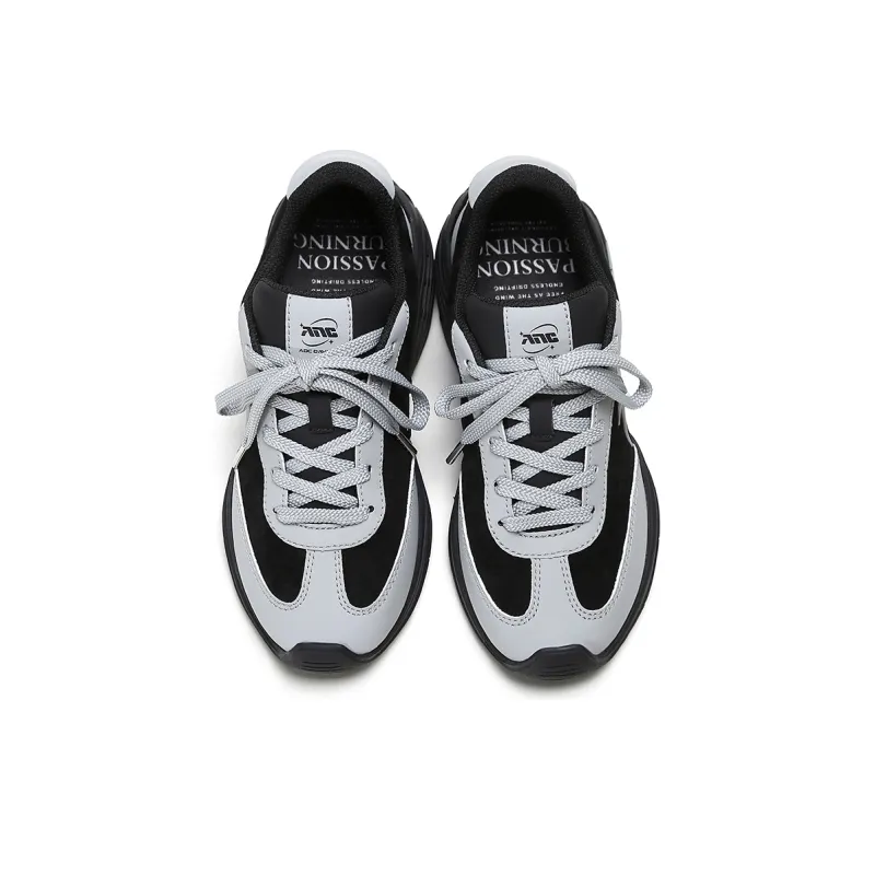 ADCDAVINCI Sun Collection Anti Slip Wear Resistant Low Top Chunky Sneakers Unisex Paris Gray-3