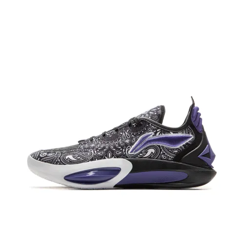 LiNing JB3 Anti Roll over Coverage Low Top Carbon Plate Basketball Shoes Men's Black White