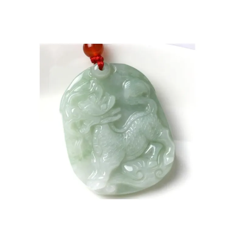 Jade Key Glutinous Jade Pendants Unisex-1