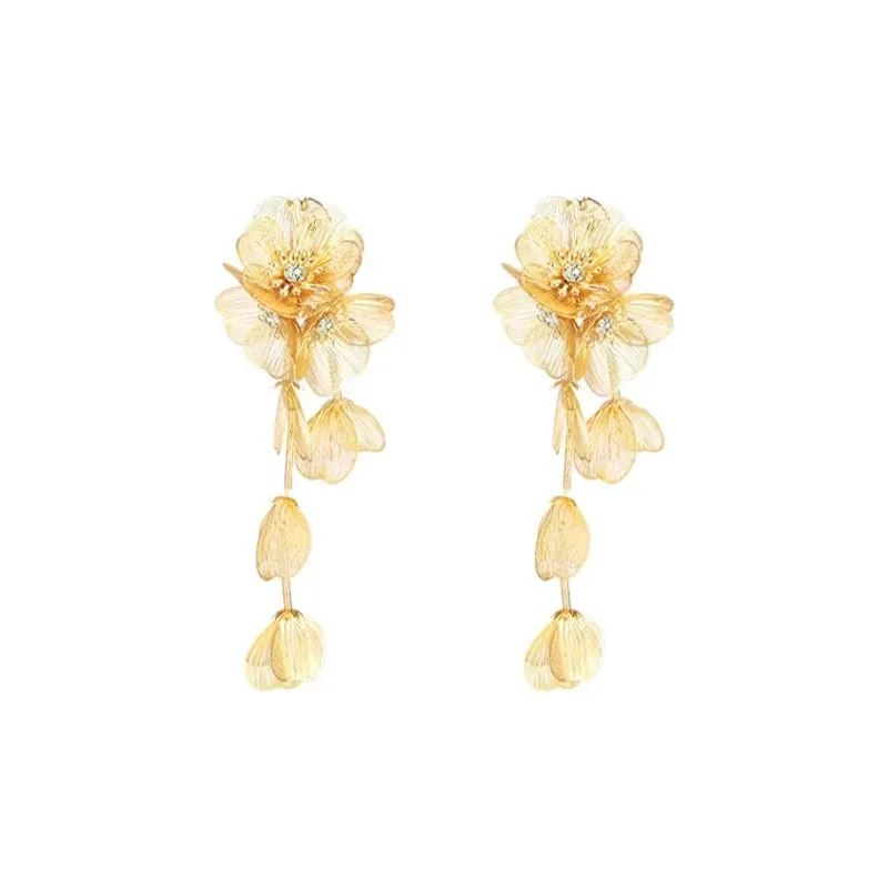WAW Gold Plated Copper Earrings Women's-0