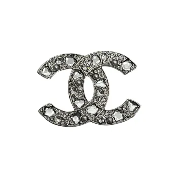 CHANEL   Brooches Unisex Silver